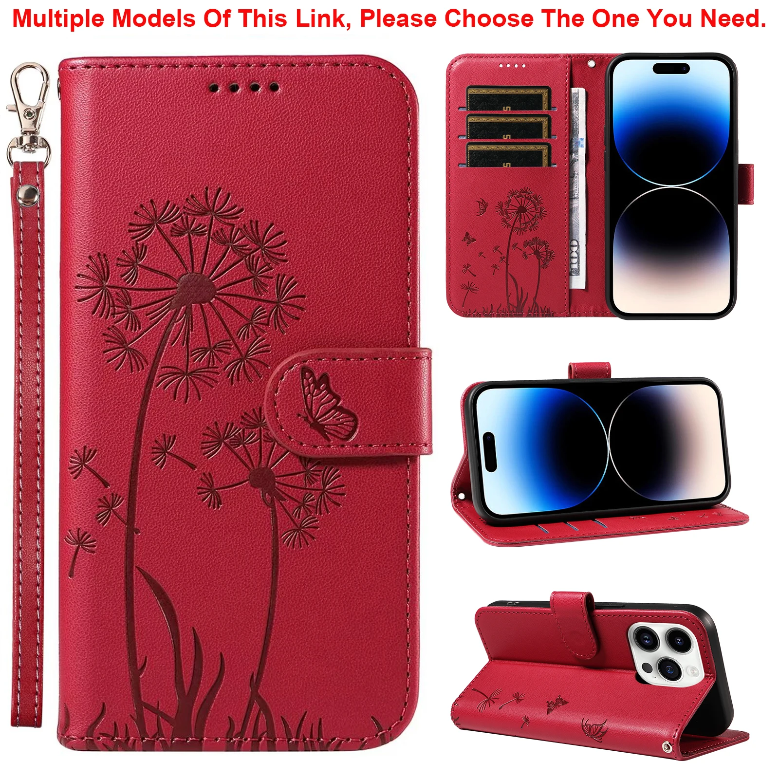 Luxurious Wallet Leather Phone Case