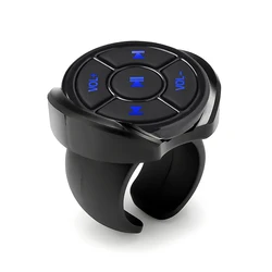Universal Wireless Bluetooth Media Button for Steering Wheel Control (Control and Bracket)