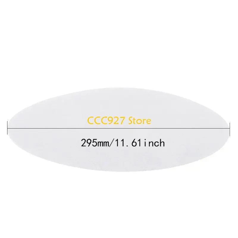 B03F 3mm 두께의 안티 정적 펠트 플래터 턴테이블 매트 안티 진동 슬립 마트 오디오피