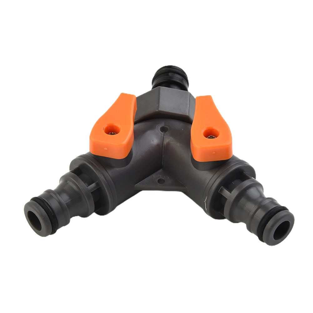 Garden Tap Hose Connectors Splitters Y Type Water Diverter Valve For