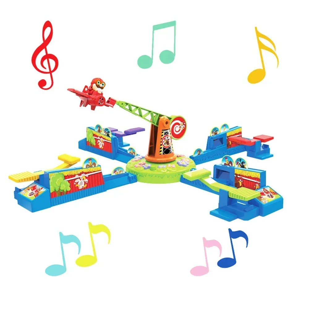 Louie Spinning Plan Chicken, chicken stealing game, parent-child interaction, battle puzzle, board game, party, children's toys 3