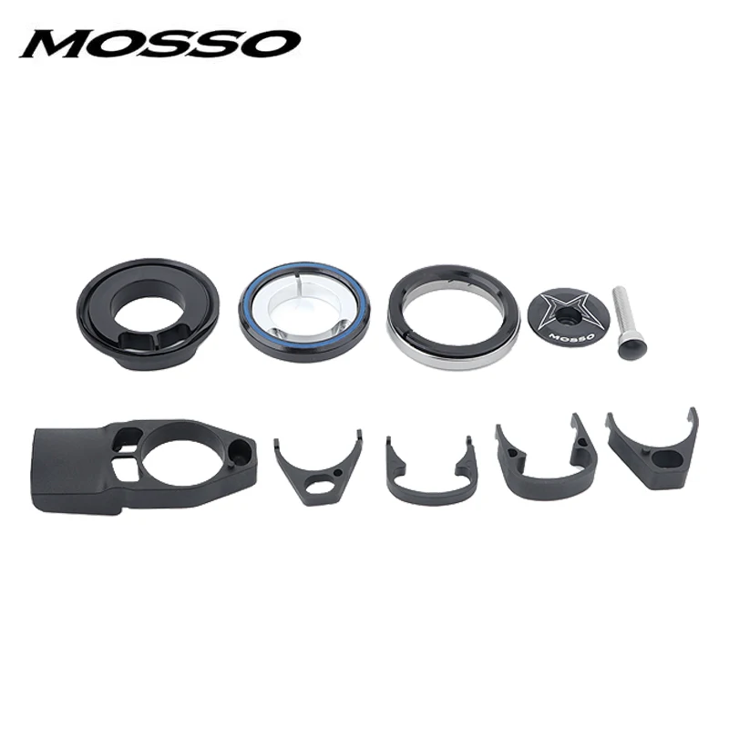 MOSSO ST08 Road Bike Stem Riser -6 Degrees Internal Wiring Handlebar Table Power Bicycle Stem 28.6*31.8*80/90/100/110MM Cycling