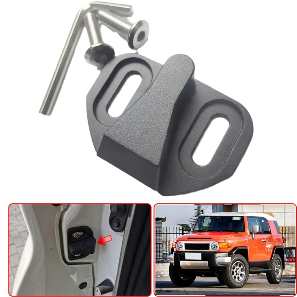 

For Toyota FJ Cruiser XF10 and Cruiser Prado FJ120 FJ150 Car Tailgate Door Lock Outer Buckle Striker Limiting Stopper Trim