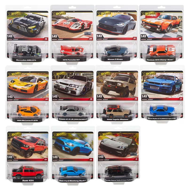 Hot Wheels Premium 1:43 Mercedes-AMG GT3 Porsche 917 Chevy