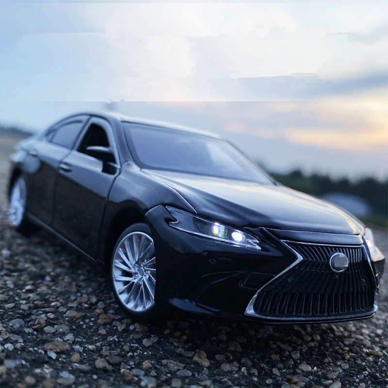 

Модель автомобиля 1:24 ES300H из сплава, Литые и игрушечные автомобили, металлическая Игрушечная модель автомобиля, модель со звуком и светильник, коллекционная игрушка для детей