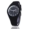 Men Watch Women Cream Color Ultra-thin Fashion Gift Silicone Strap Leisure Watch Geneva Sport Wristwatch Women's Jelly Watches 5