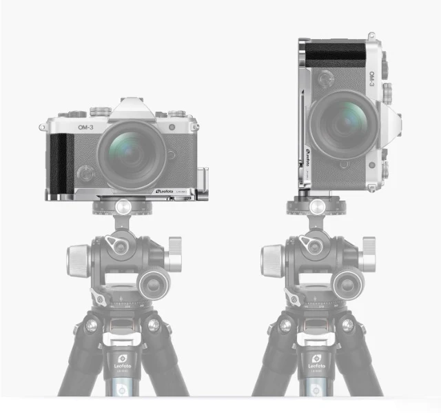 OM-3 OM3 メタ L ブラケット ハンドル グリップ Arca Swiss タイプ