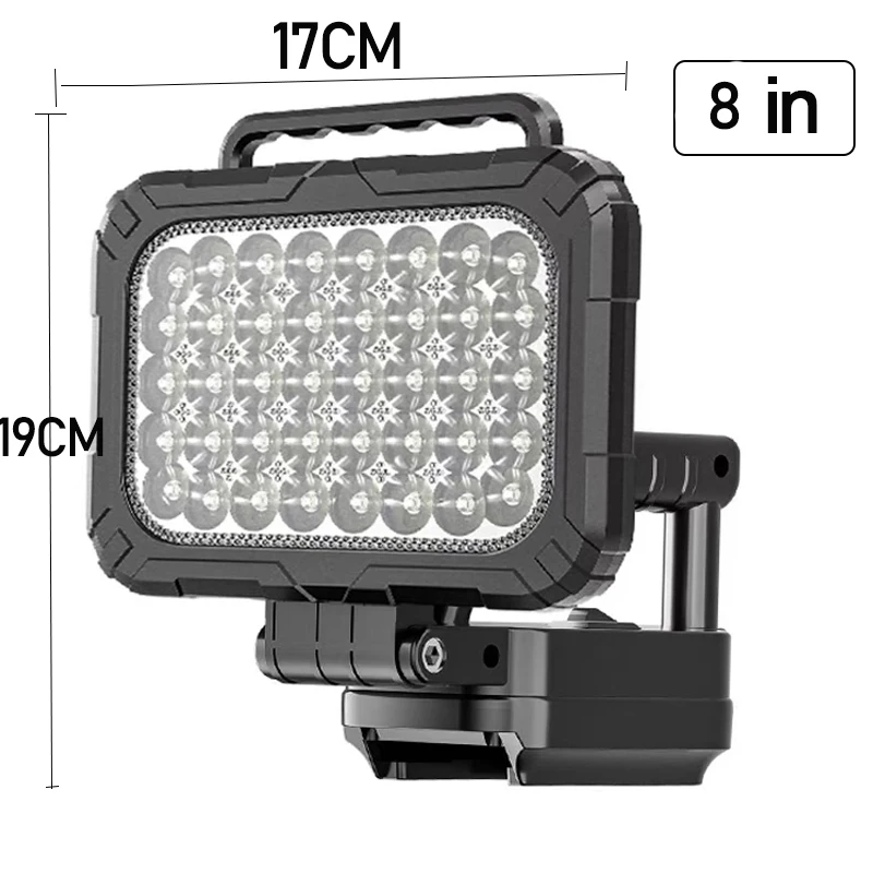 For Makita LED Working Light Lantern 18V Li-ion Battery Emergency Lamp Flashlight Torch Spotlight With Dual USB Camping Lighting