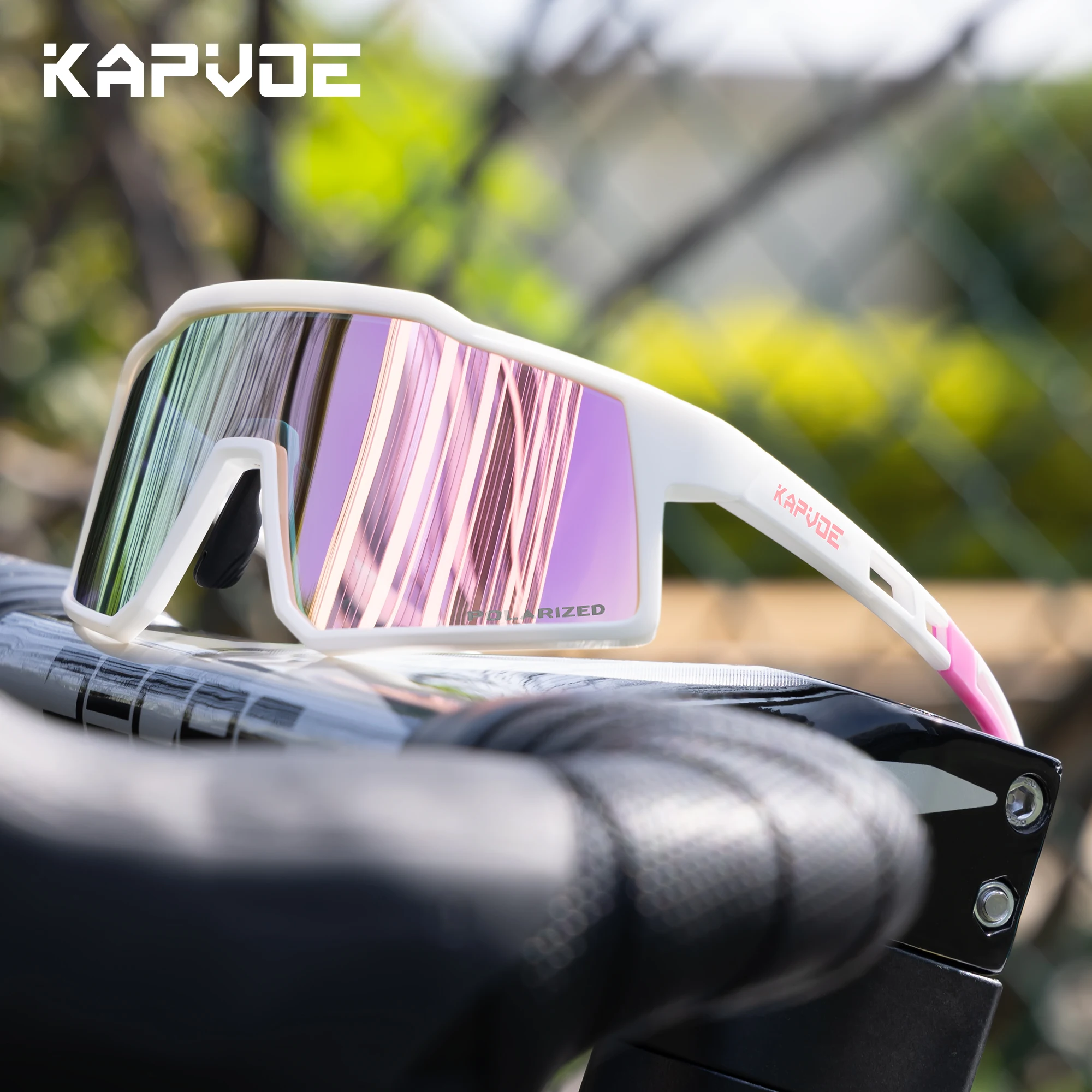 Kapvoe Kids Photochromic Sports Sunglasses Polarized Cycling Glasses Teenagers UV400 Eyewear Boys Girls Sports Running Baseball