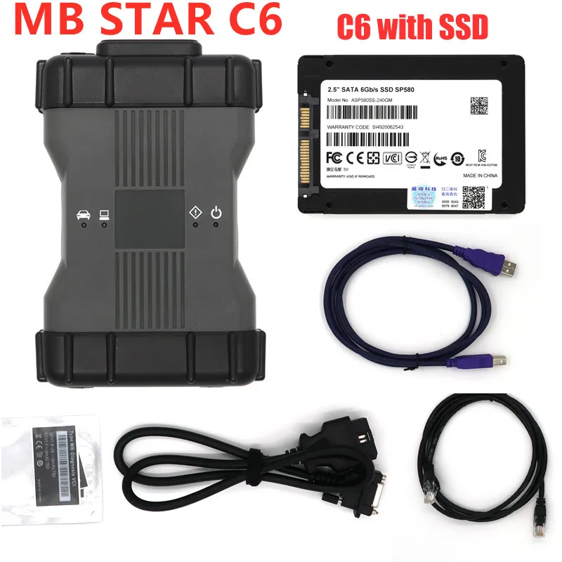 

Best quality Mb star c6 vci Diagnosis 2023 09for more new cars with C6 wifi connection better than c4 and c5