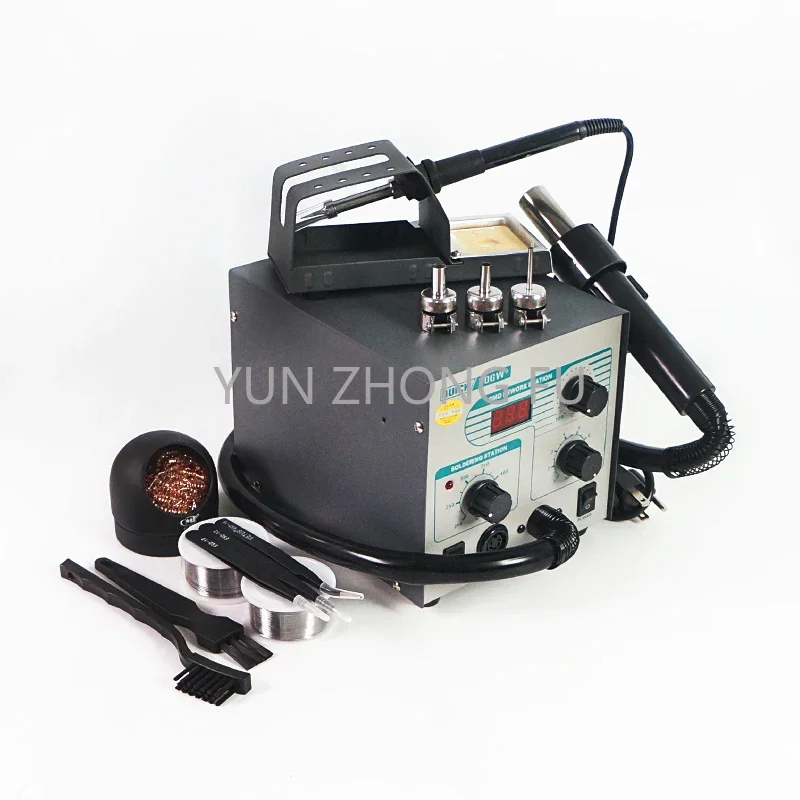 

Паяльник с цифровым дисплеем, 706 Вт, 2 в 1, с 3 насадками