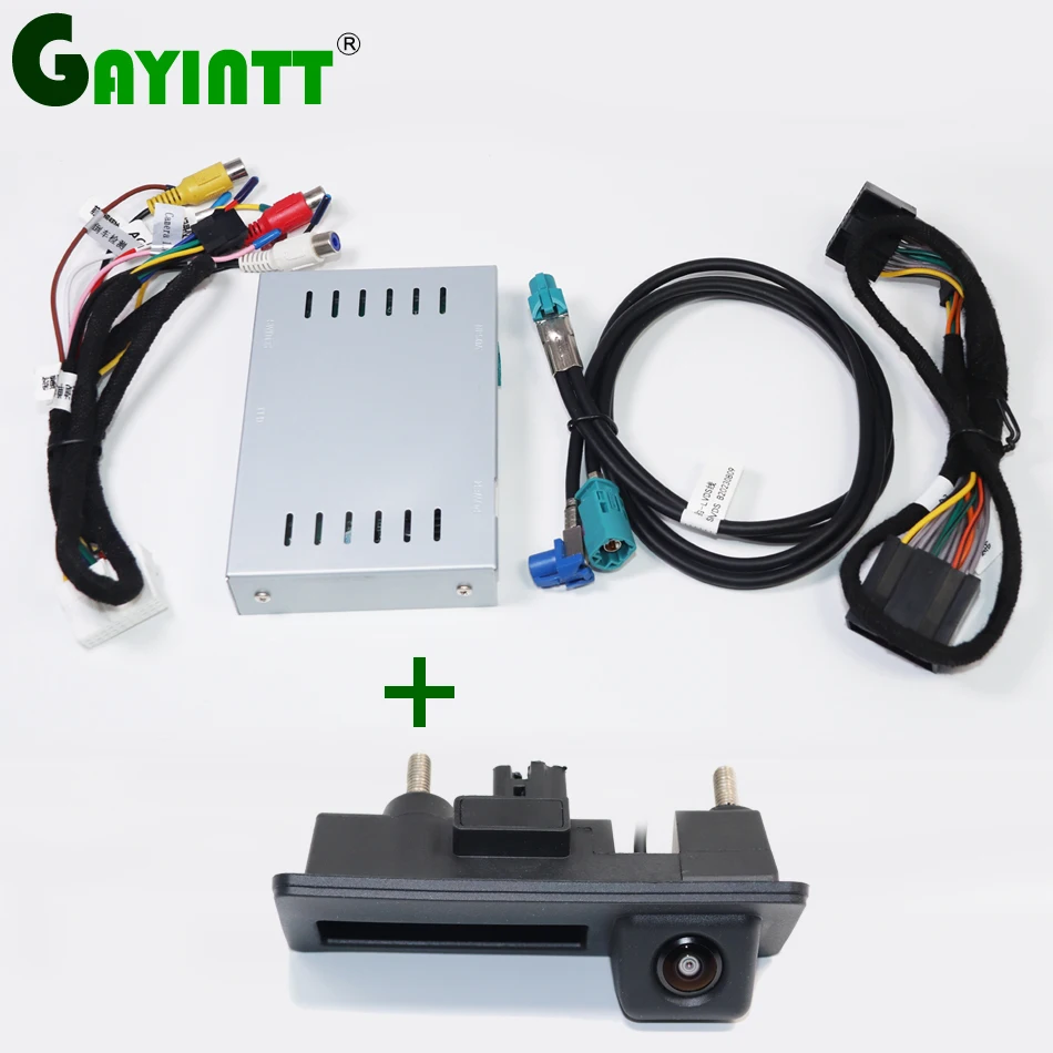 

GAYINTT Original screen decoder Car rear view Reverse Camera Interface For Audi Q4 Q5 A6 A4 A5 A8 Q3 Q5 Q7 Rear Camera Adapter