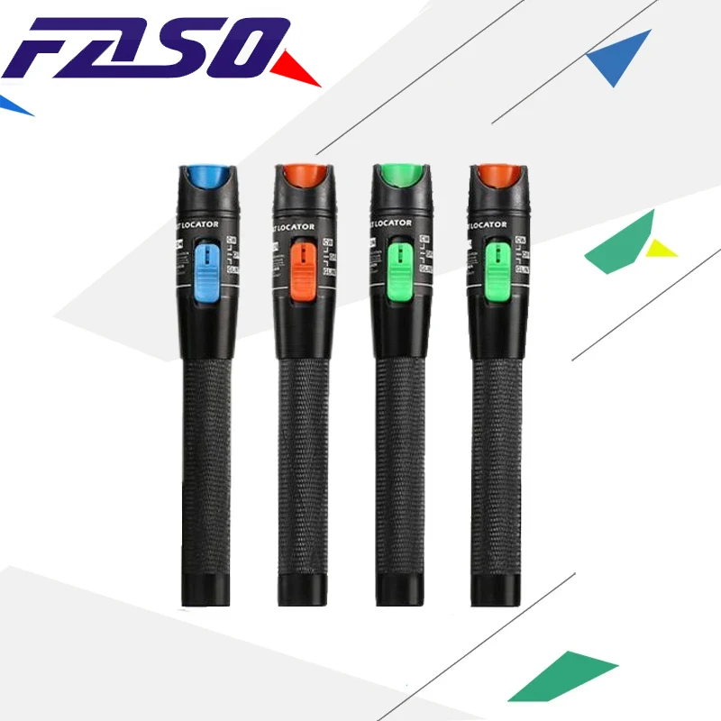 

FASO 5Pcs Visual Fault Locator Red Light Laser Source Fiber Optic Cable Tester Test Tool 10MW/20MW/30MW/50MW