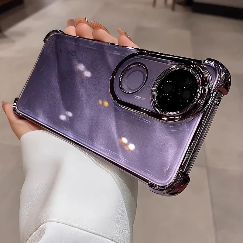 Transparent Silicone Shockproof Bumper Phone Case with Camera Protection
