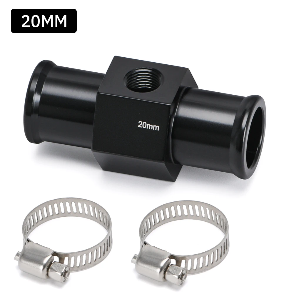 42mm Radiator Hose Adapter Joint Pipe For 1/8" NPT Water Coolant Temp