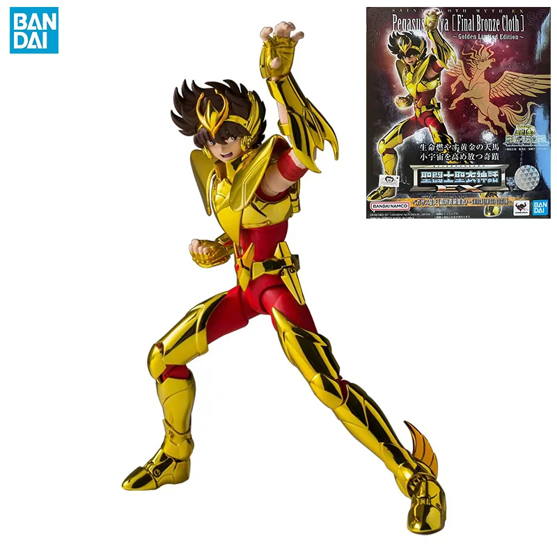 

100% Original BANDAI Saint Myth Cloth EX Pegasus Seiya Final Bronze Cloth GOLDEN LIMITED EDITION 15TH In Stock Anime Model Toys