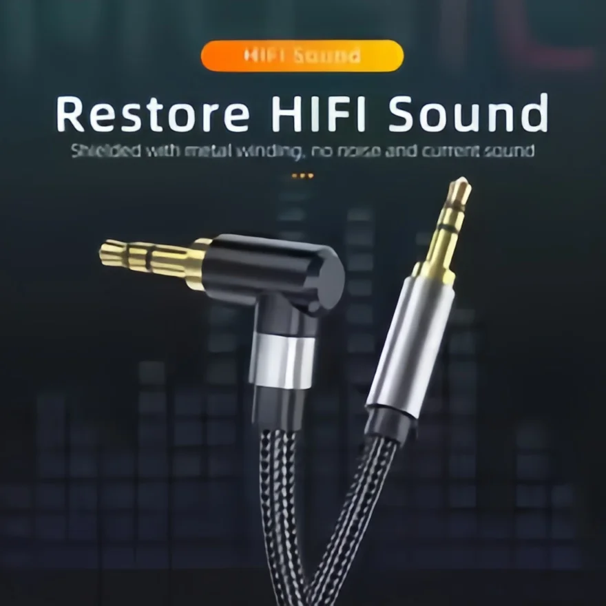 Premium 3.5mm Audio Cable - HiFi Stereo Sound
