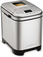 Bread Maker Machine, Compact and Automatic, Customizable Settings, Up to 2lb Loaves, CBK-110P1, Silver,Black 1