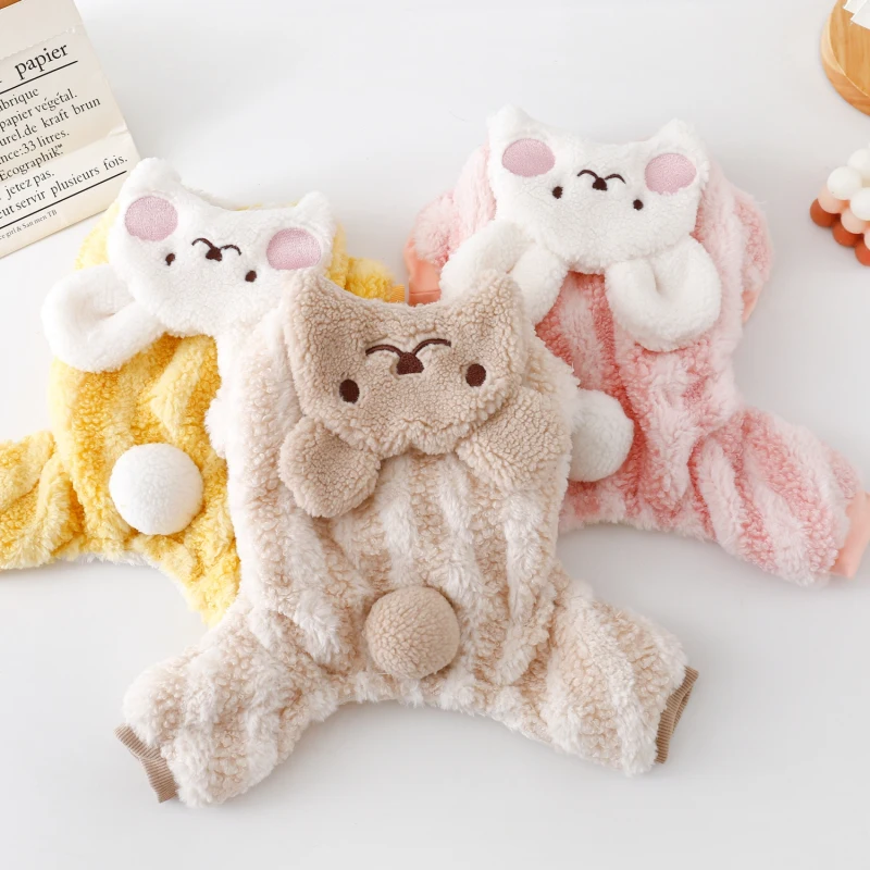 

Милый комбинезон для собак, зимняя одежда для домашних животных, костюм для маленькой собаки, одежда для Йорка, померанского, Мальтийского, бишона, пуделя, одежда для собак xs