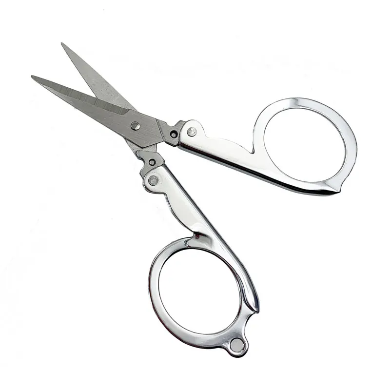 

Fishing Small Eyebrow Stainless Steel Folding Portable Travel Household Mini Scissors Foldable Thread Clipper