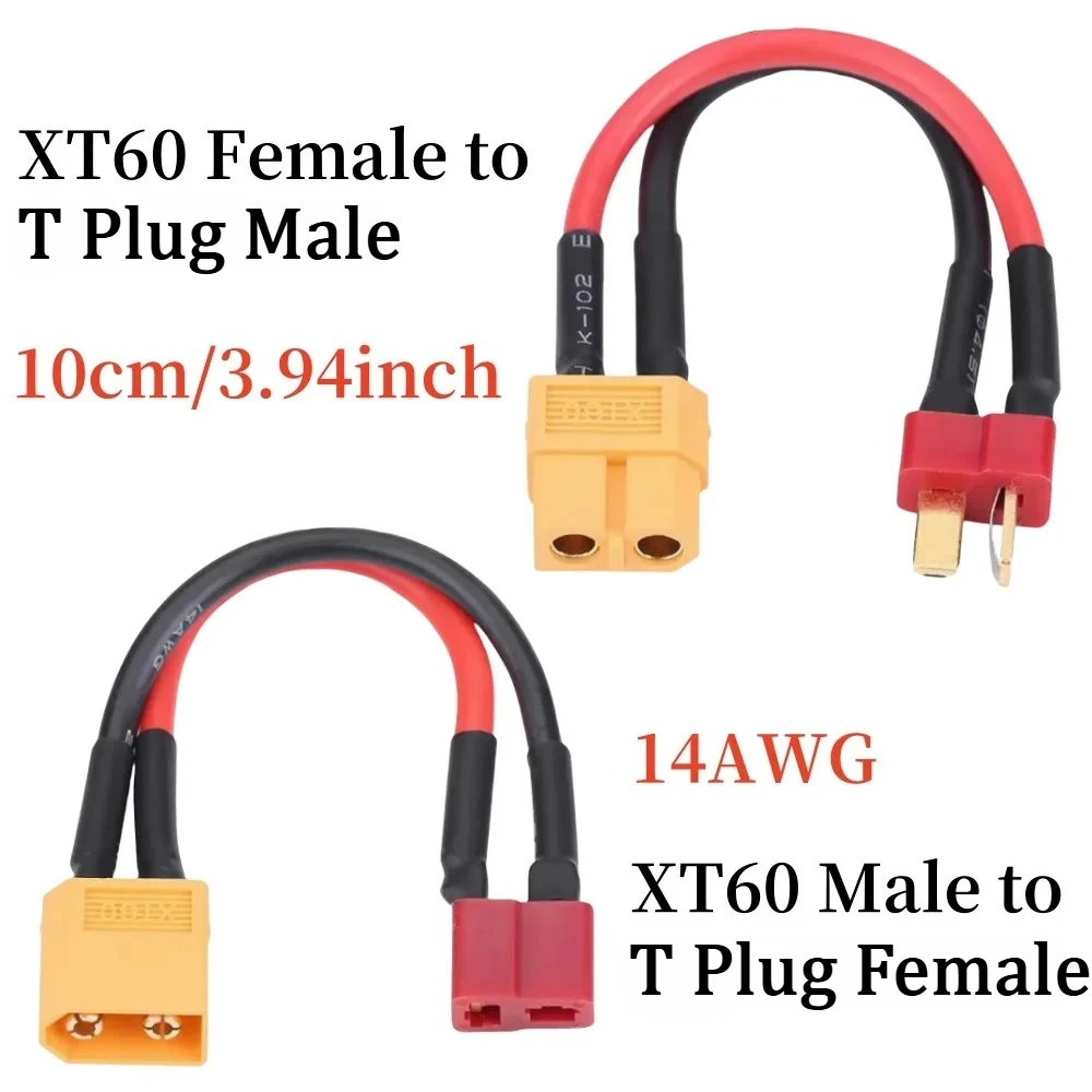 Adaptateur XT60 vers T Plug pour Batterie RC - Lot 1 ou 5