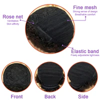 Perruques brésiliennes courtes coupe lutin pour femmes noires cheveux humains Afro crépus bouclés perruque africaine bouclée pleine Machine faite perruque 6