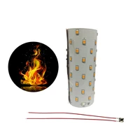 3.7 V flamme solaire lampe à LED PCBA simulé lampe torche solaire lampe torche contrôleur Circuit imprimé 51 pièces LED 2