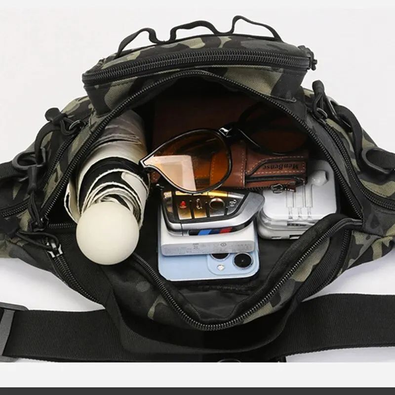 Rilibegan Men Waist Bag Tractial Molte Pouch Belt Waist Bags Multifuctional Outdoor Waist Bags Men Tactical Waist Pack Bags 6