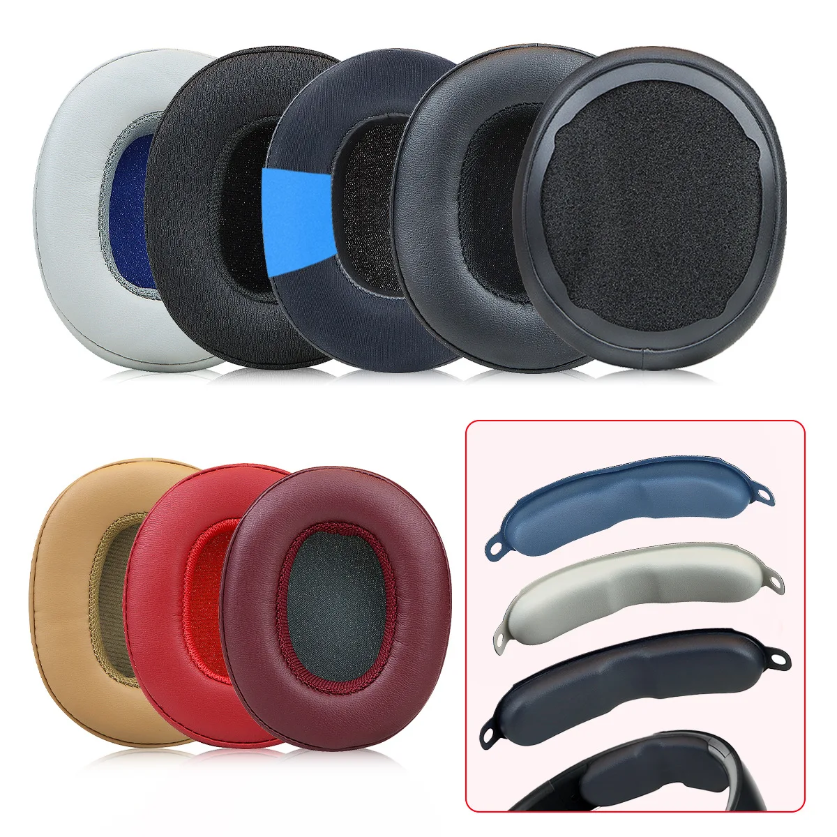 Replacement Headphone Ear Pads Earpads for Skullcandy Crusher Wireless HESH3 ANC Venue EVO Headphone EarPads
