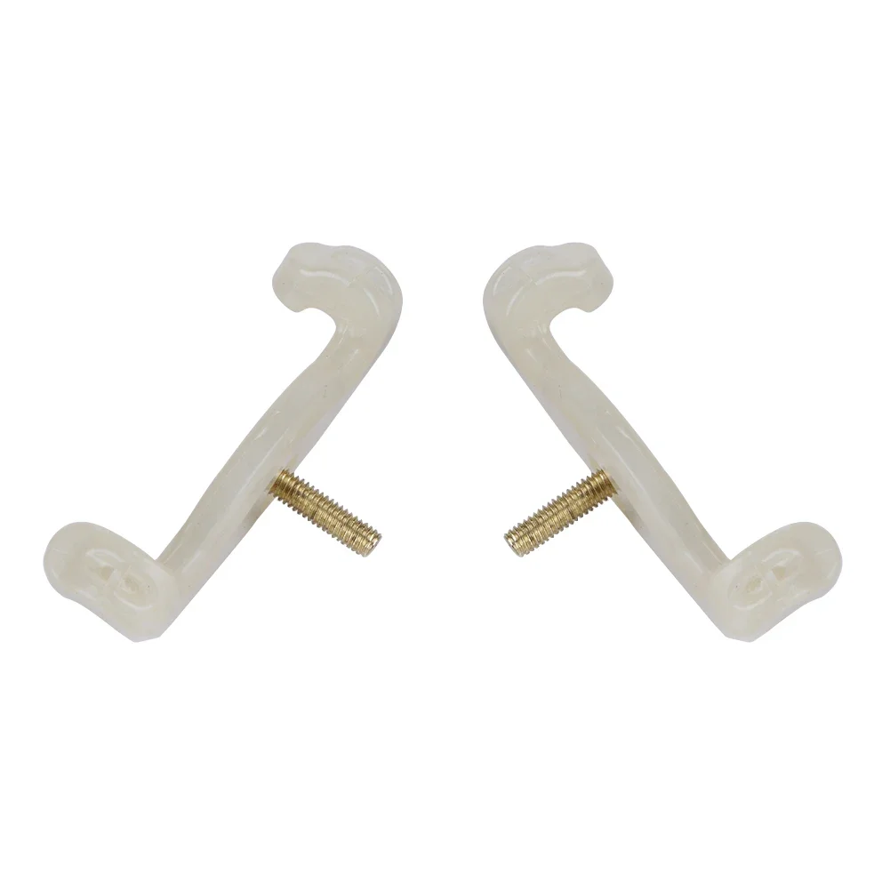 2pcs Fiddle Shoulder Supports Adjustable Rubber Fiddles Shoulder Padded Replacement Non-slip for 3/4 4/4 Size Violin Accessories