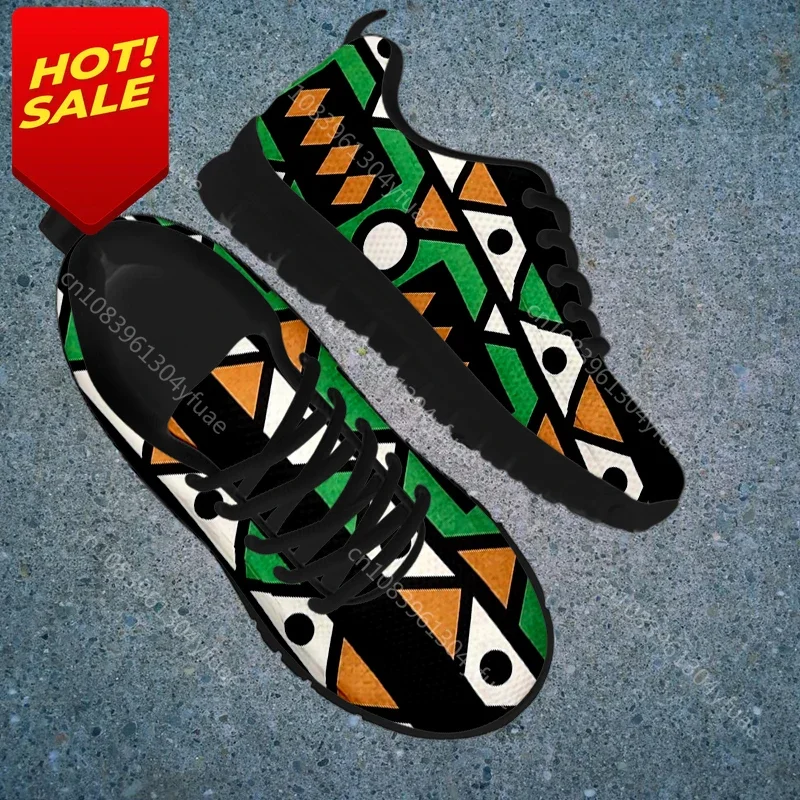 Scarpe Da Ginnastica Con Lacci Da Donna Con Stampa Africana Scarpe Donna In Mesh Modello Tribale Etnico Calzature Da P