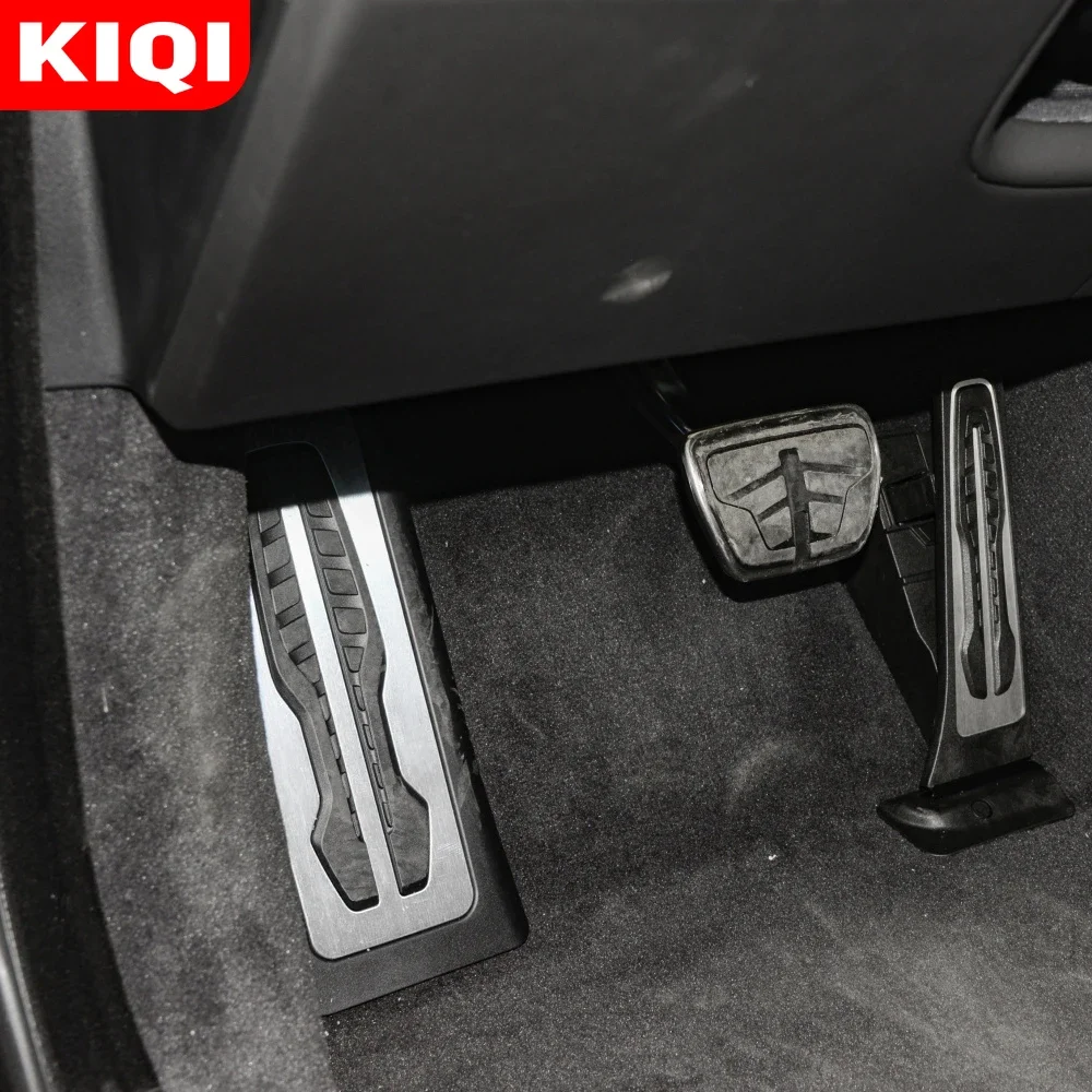 LHD Sport Pedals Pads For BMW 740i 750i 750Li 7 Series G11 G12 AT MT Car Fuel Brake Footrest Pedal Cover Accessories
