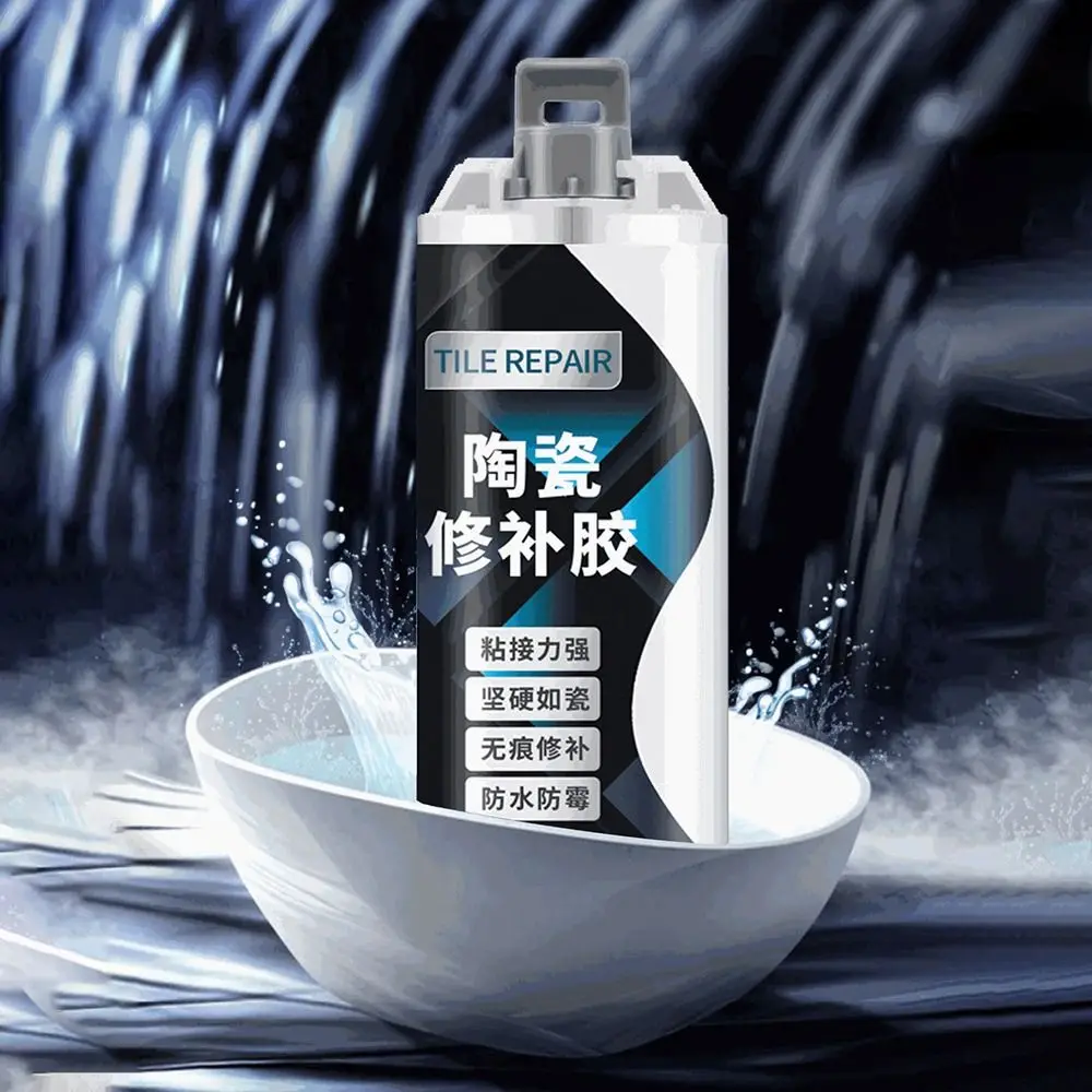 

Quick Drying Tile Repair Paste Toilet Pit Glaze Marble Porcelain Gap Repair Agent Waterproof Adhesive Ceramic Repair Paste