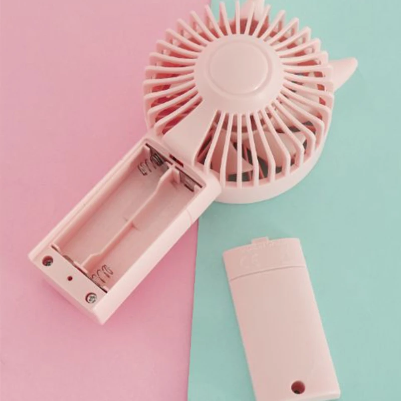 Handheld Fan, Super Mini Fan Portable Hand Held Fan For Girls Women Kids Outdoor Travelling Or Indoor Office P9JB