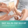 Wax Strips Paper for Hair Removal Double Sided Cold Waxing Wipe Stickers Professional Leg Arm Body Upper Lip Facial Epilator Set 6