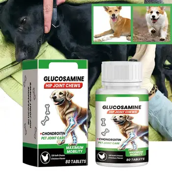 Dog joint care tablets bottle 80 count