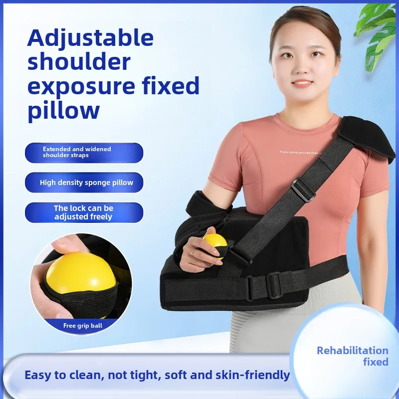 Support médical de Fixation d'oreiller d'abduction d'épaule, Support réglable pour les soins des fractures et de la luxation du manchette de rotateur