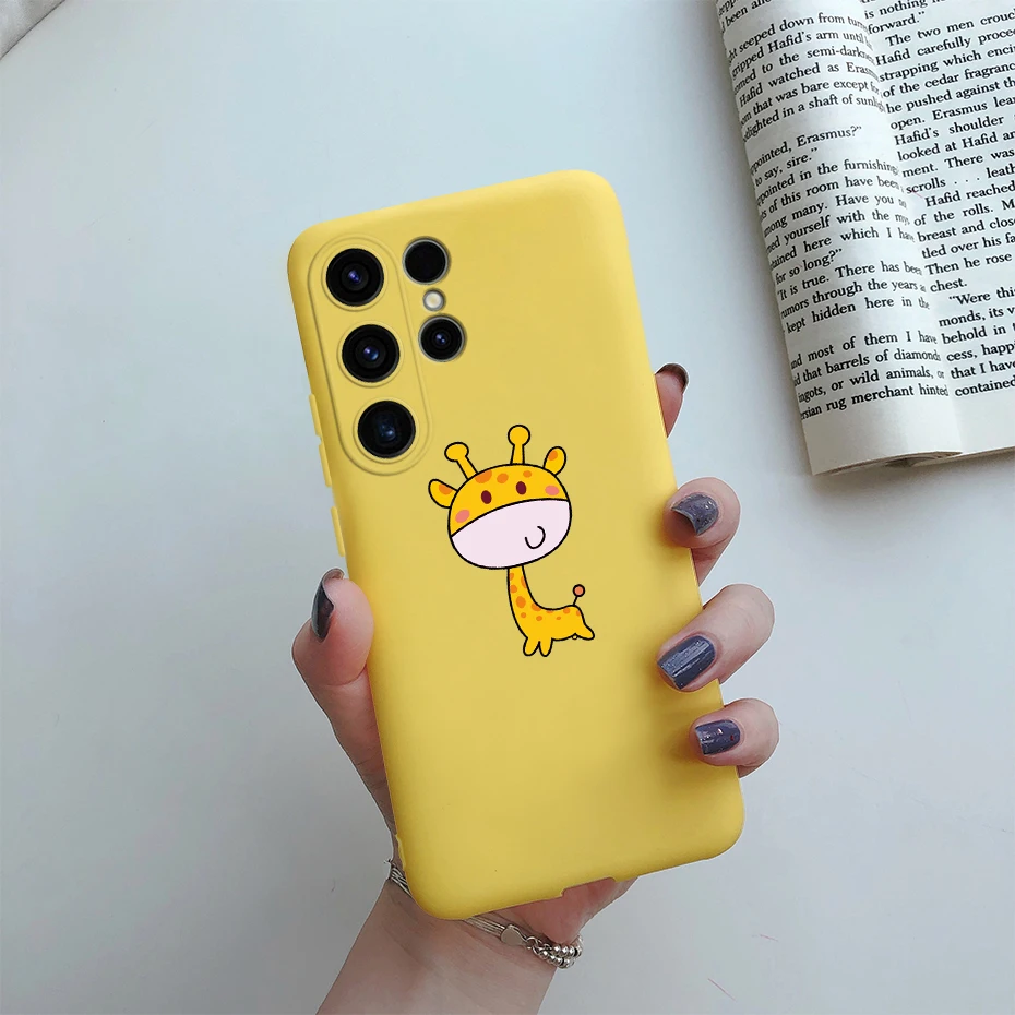 Cute Cat Cartoon Soft Silicone Phone Case Coque