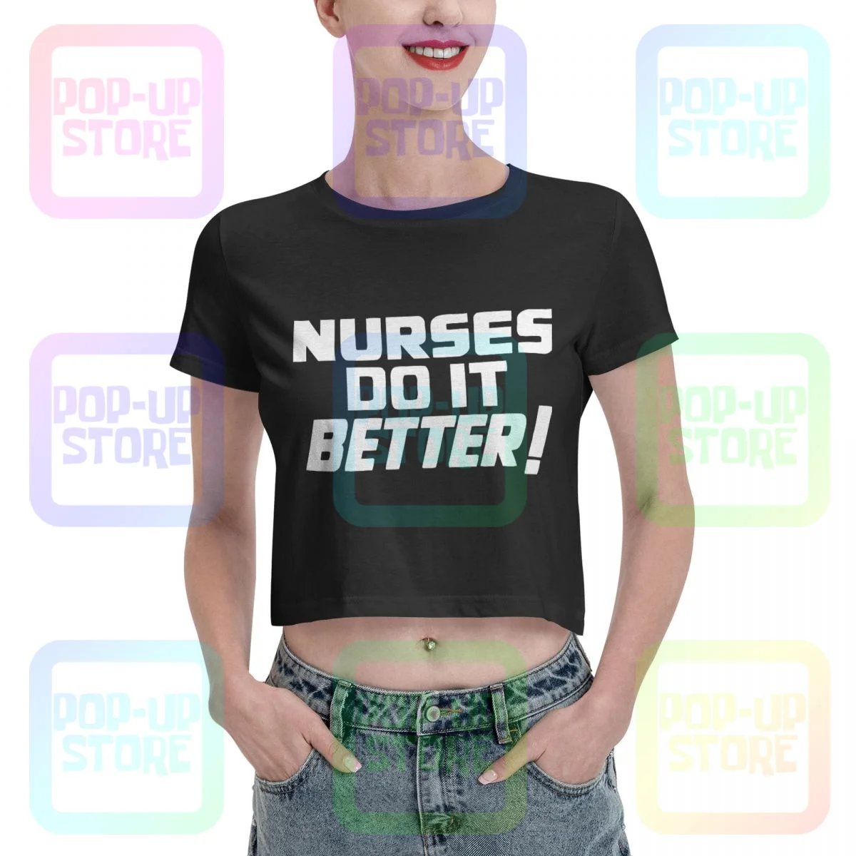 Robert Plant Jimmy Page Women Crop Top 