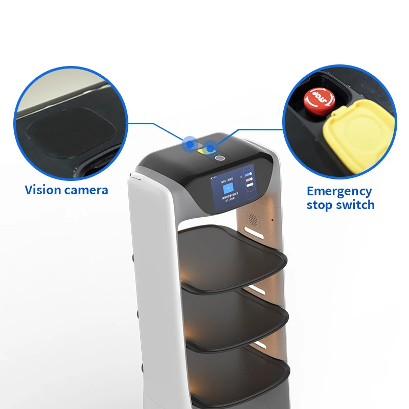 Рисунок 4 - Роботы для доставки еды в ресторанах