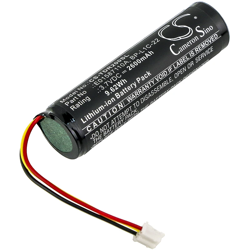 Batteria 2600Mah Tas E01587110A Bp-L1C-22 Per Tascam Mp-Gt1