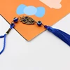 Turkish Blue Evil Eye Amulets Wall Hanging Pendant Home Decor Owl Tassel Ornament Home Car Protection Good Luck Blessing Gift 2