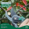 T TOVIA 8 Inch Garden Pruner Shears SK5 Blade Pruning Scissors for Bonsai Fruit Trees Flowers Branches Garden Pruners 5