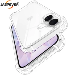 Enhanced Shockproof Clear Silicone Case - 3D Airbag Protection - iPhone 15 Plus