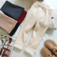 Gefütterte Stricklegging für Kinder – Bild 2