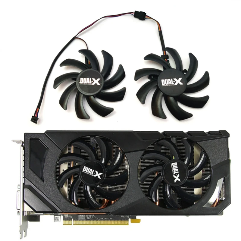 Placa grfica com ventoinha de resfriamento T128010SH para GTX1060