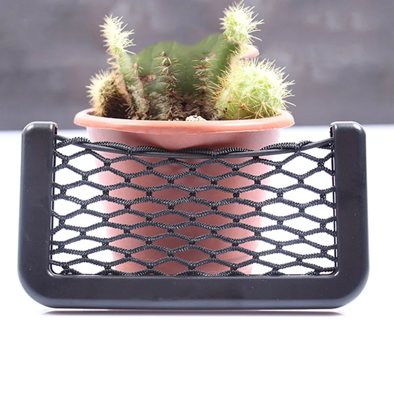 Universal Car Seat Side Back Net Storage Bag Phone Holder Pocket Organizer Bag