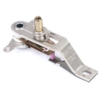 1ชิ้นไฟฟ้าในครัวเรือนเหล็กเทอร์โมควบคุมความร้อนโทนสีเงินAC 250โวลต์10A 1