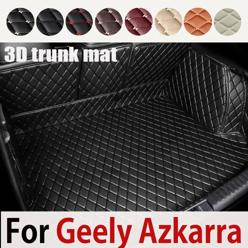 

Car Styling PU Leather Rear Trunk Mat For Geely Azkarra Atlas Pro 2020 2021 Car Boot Mat Carpet Tray Protector Auto Accessories