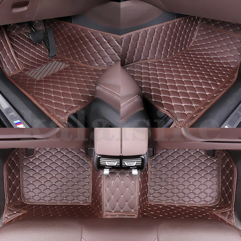 

Custom Car Floor Mat for Dodge Caravan All model auto Carpets rug Footbridge carpet accessories styling interior parts
